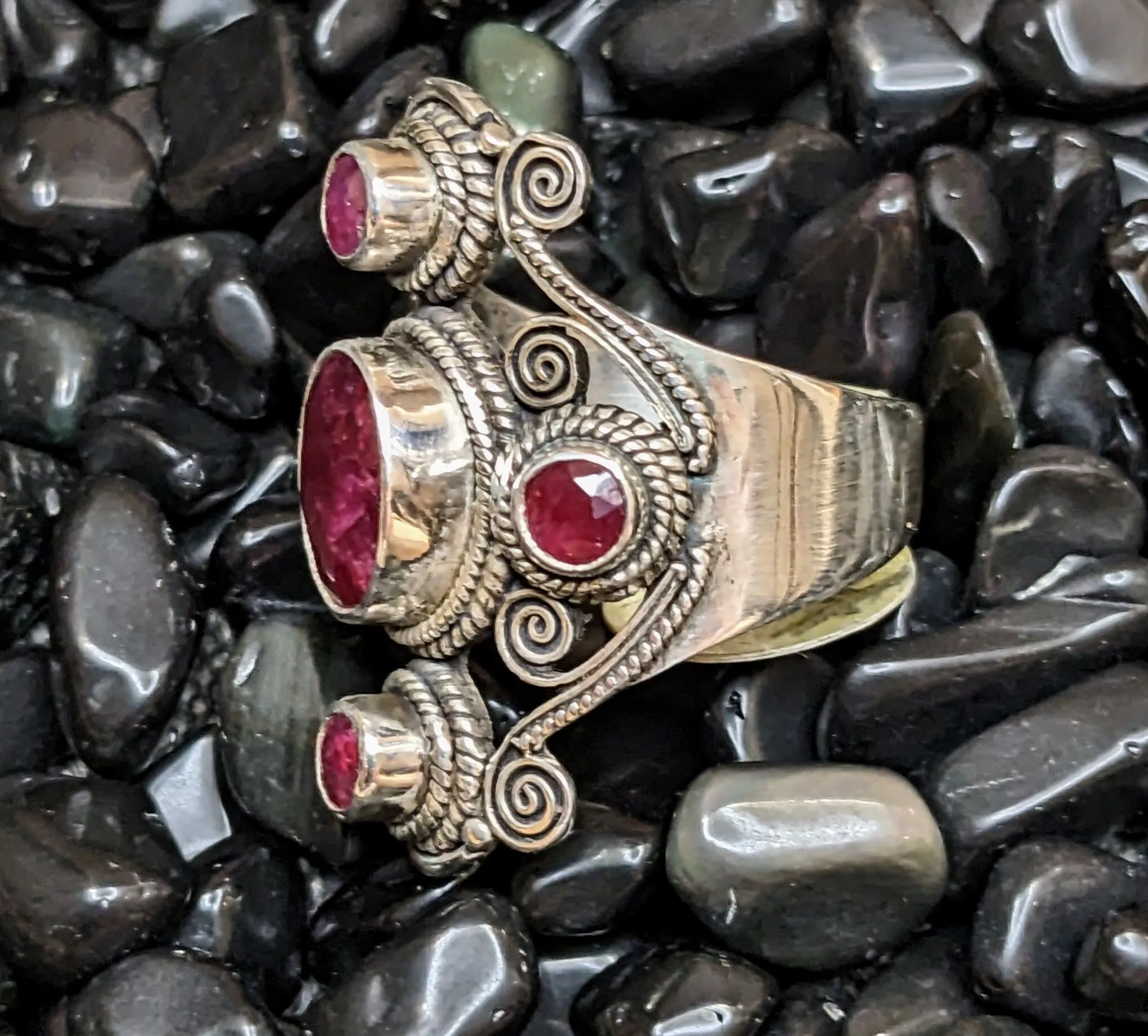 Exquisitely Detailed Ruby Ring
