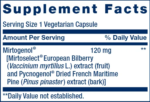 Eye Pressure Support with Mirtogenol®