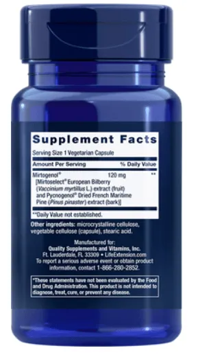 Eye Pressure Support with Mirtogenol®