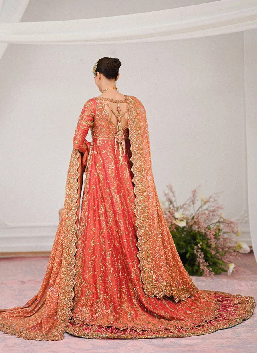 Farshi Lehenga Kameez Dupatta Pakistani Bridal Dress