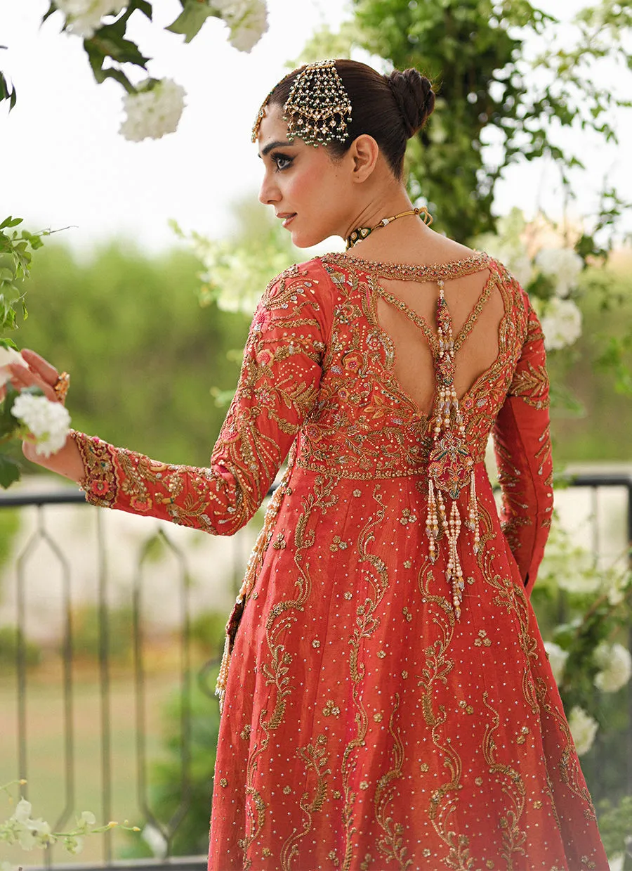 Farshi Lehenga Kameez Dupatta Pakistani Bridal Dress