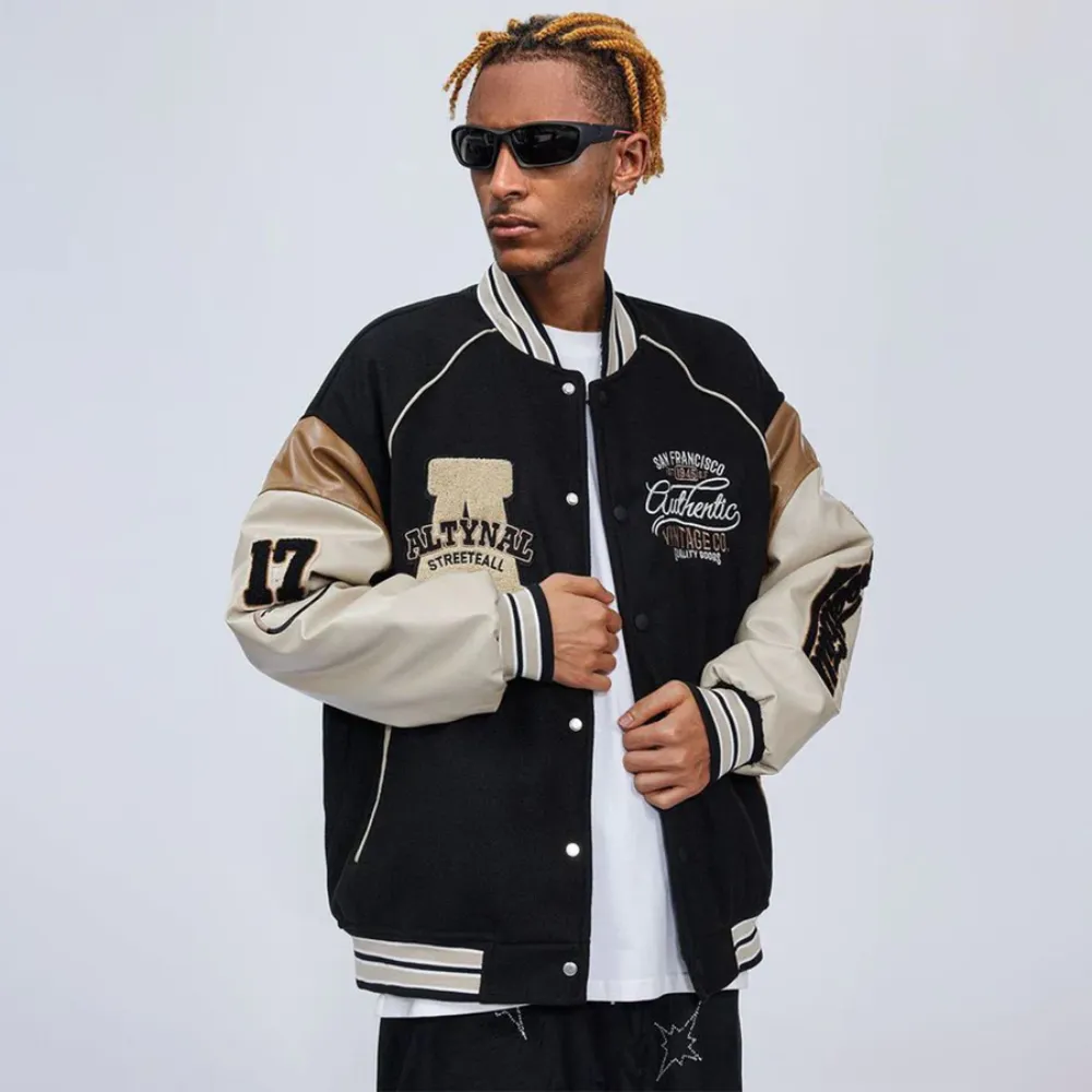 Flocked Jacquard Jacket