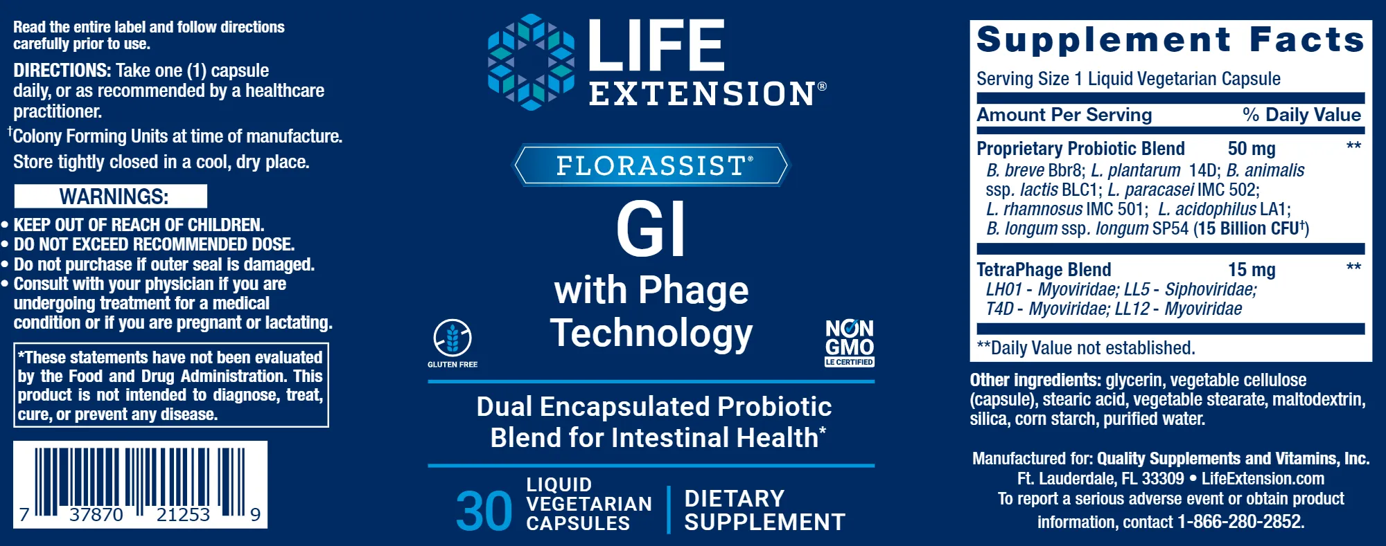 FLORASSIST® GI with Phage Technology