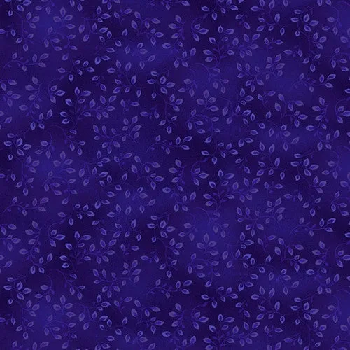 Folio Basics Royal Leaves Fabric Yardage