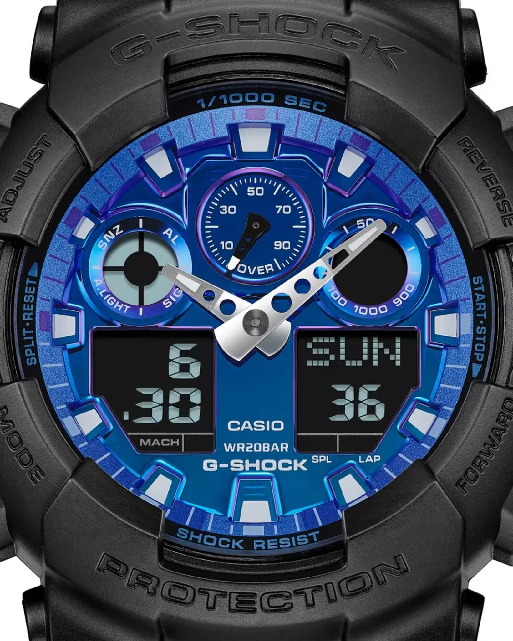 G-Shock GA100FL-1A Analog Digital Watch