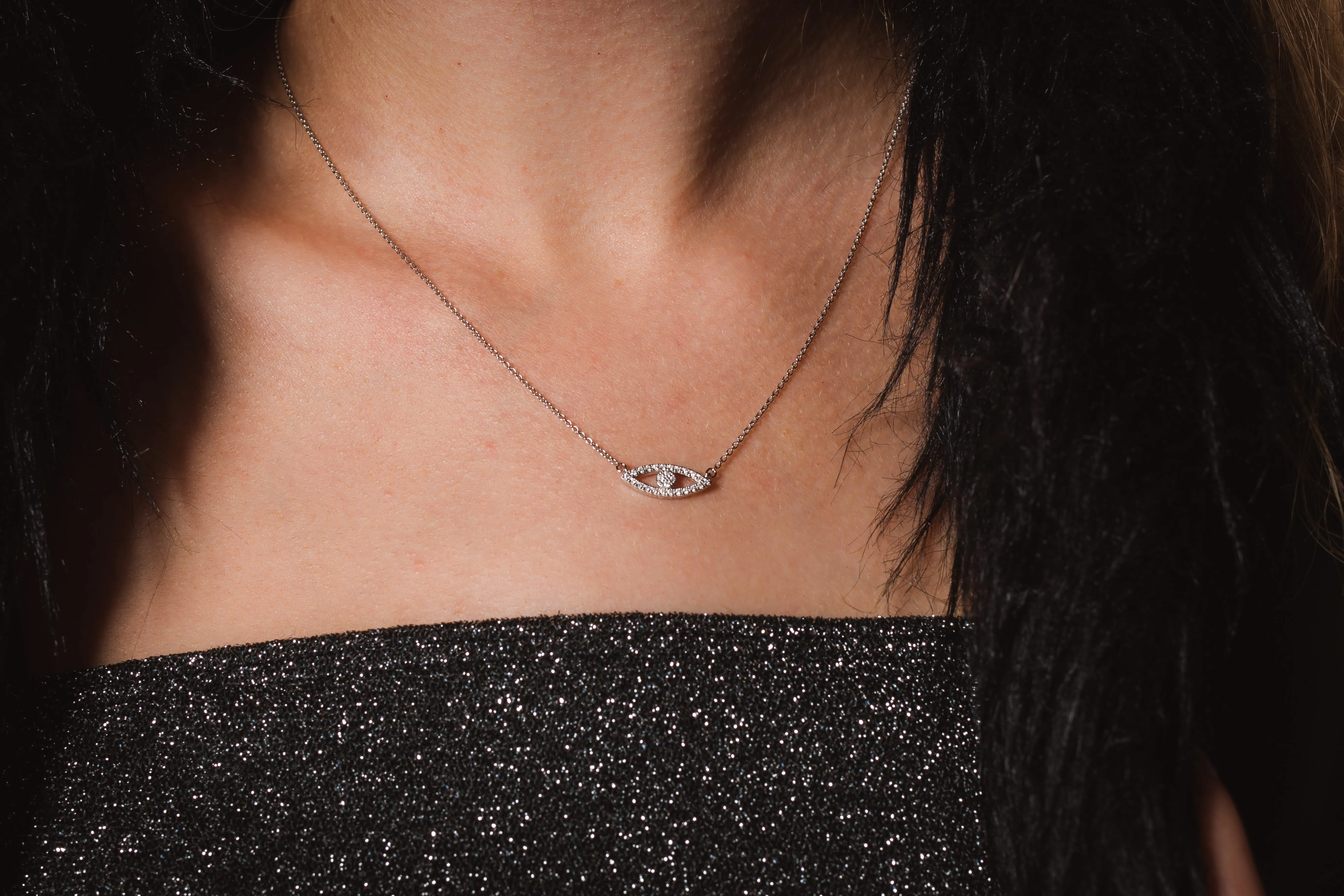 Georgini Rock Star Evil Eye Silver Pendant