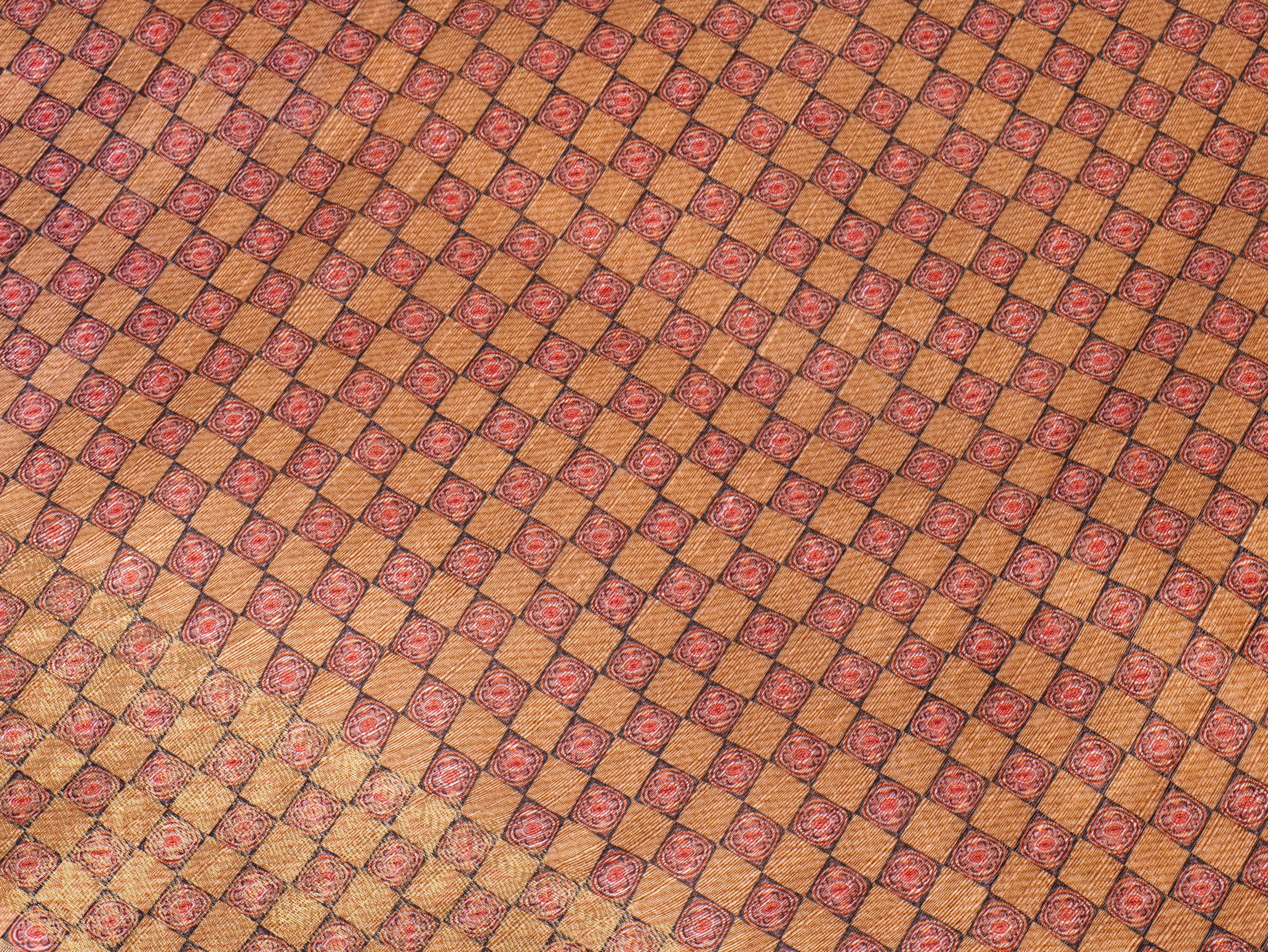 Golden Regal Mughal Era Splendor Silk Sari