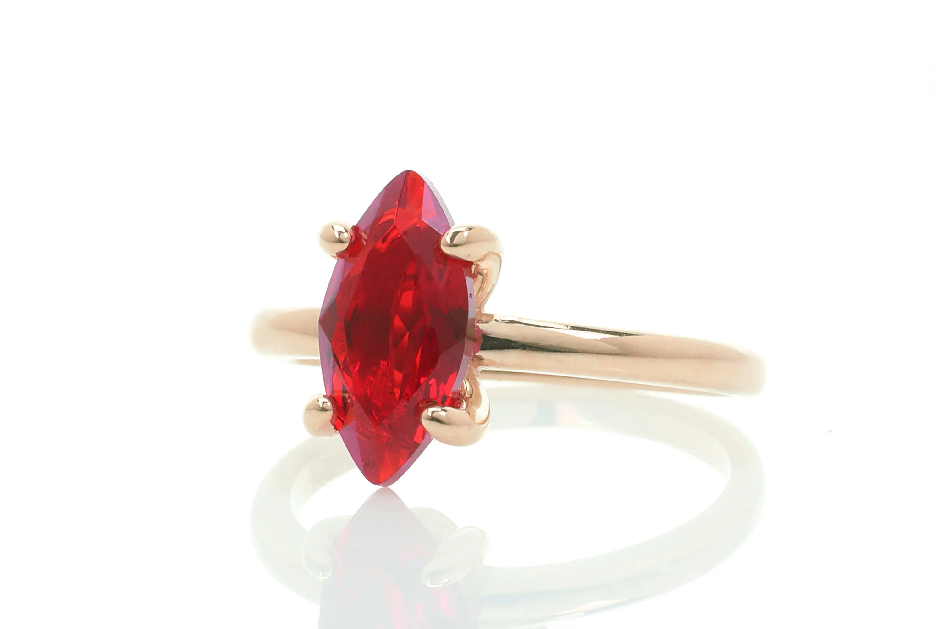 Gorgeous Ruby Gold Filled Ring