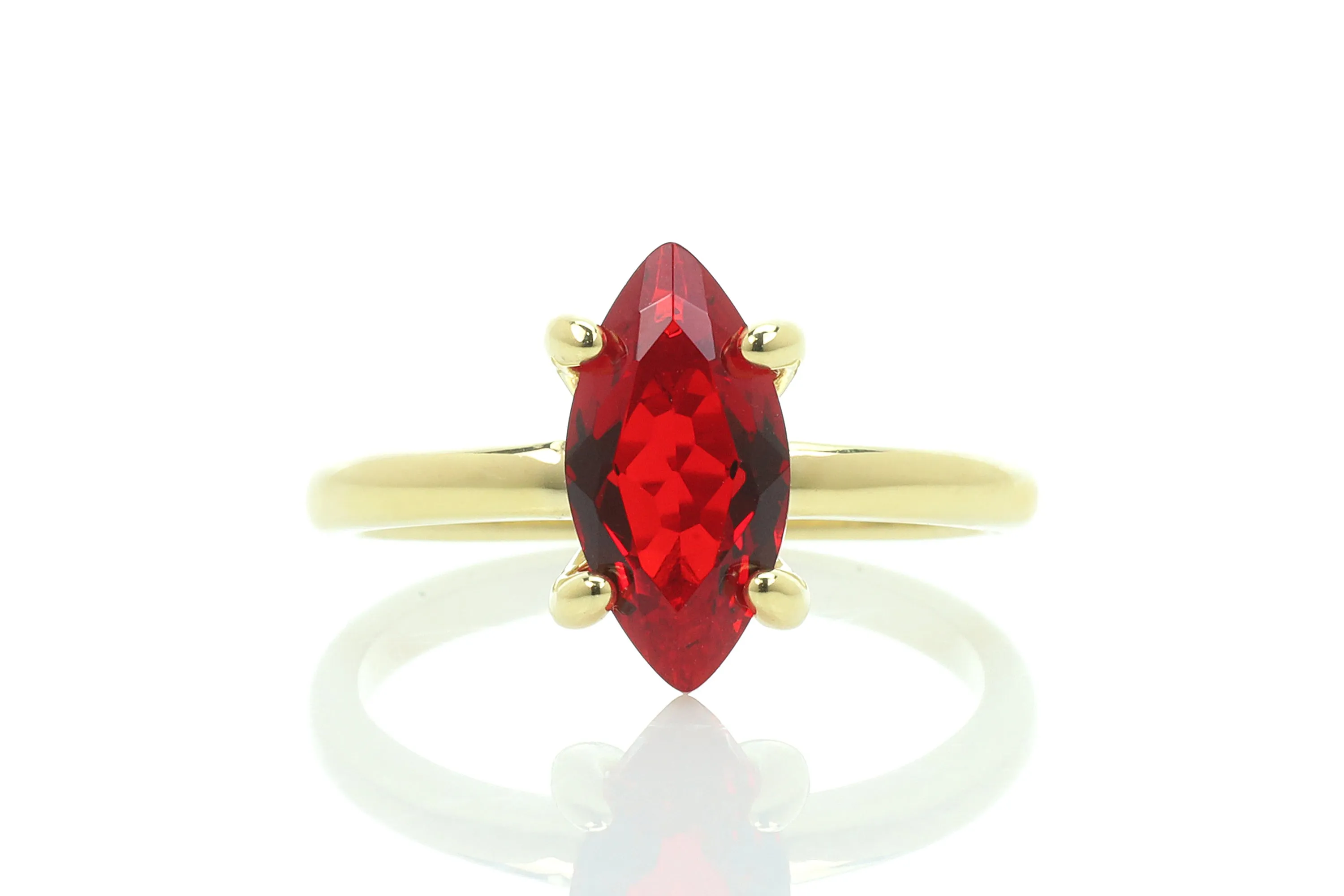 Gorgeous Ruby Gold Filled Ring