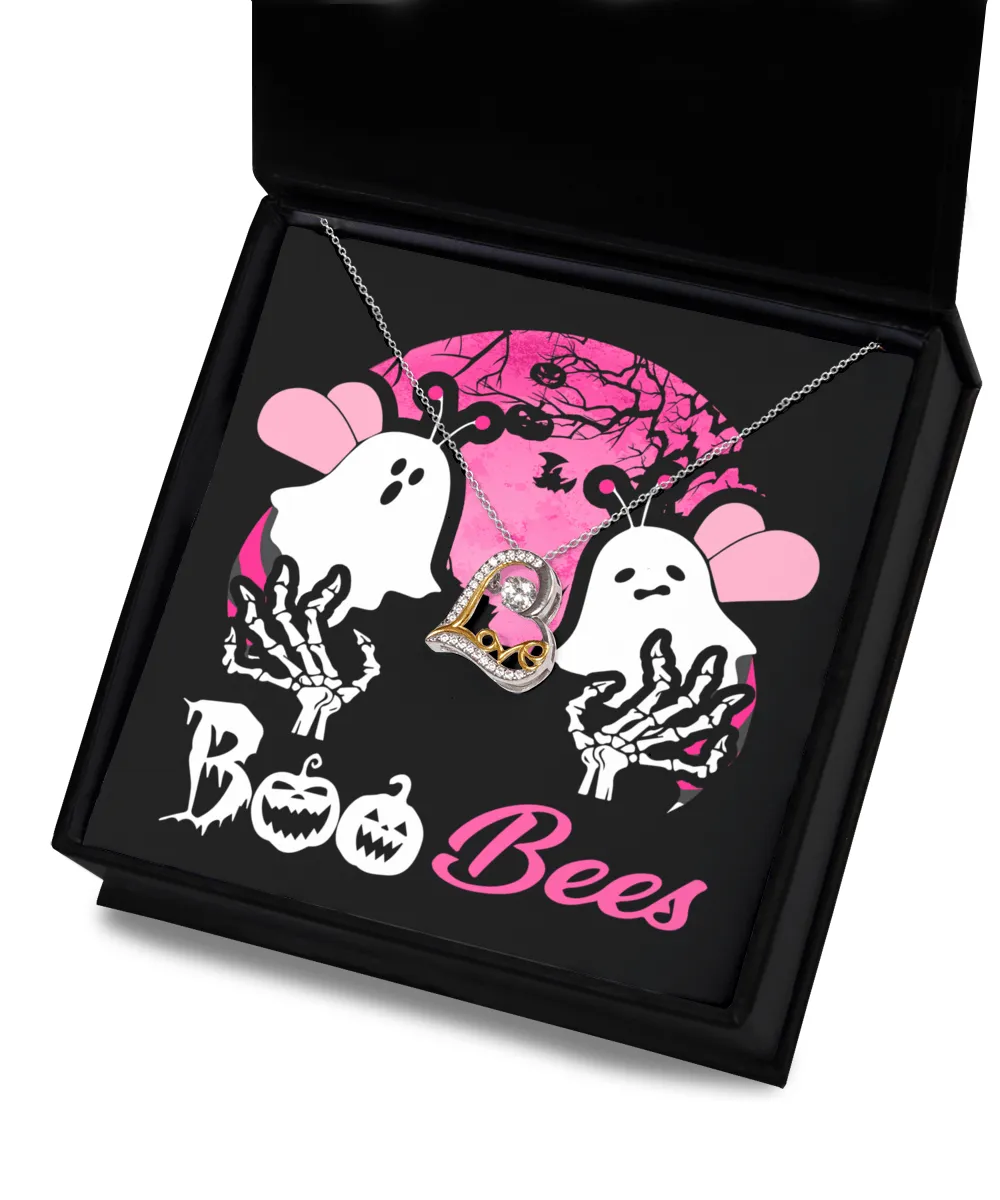 Halloween Gift - Boo Bees - Love Dancing Necklace