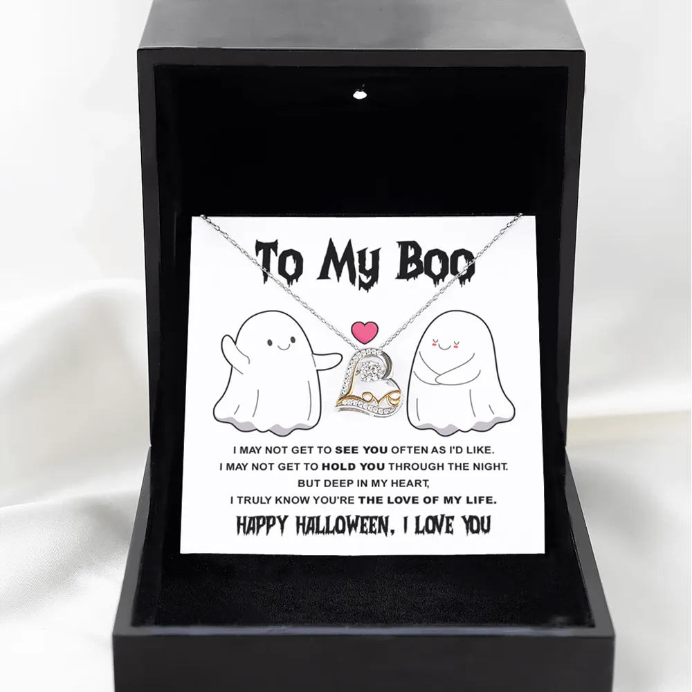 Halloween Gift - My Boo - Love Of Life - Love Dancing Necklace