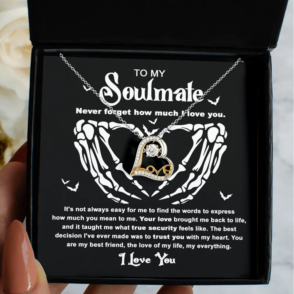 Halloween Gift - Soulmate - True Security - Love Dancing Necklace