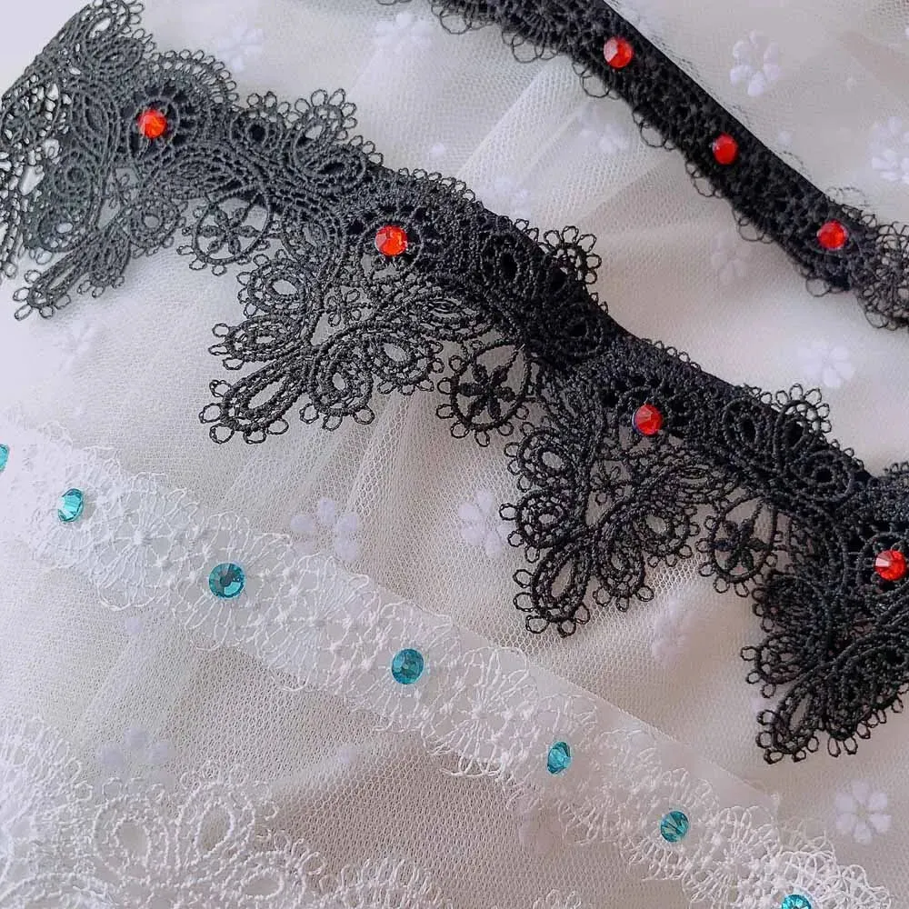 Hand-Embroidered Blue Rhinestone Lace Garter Belt for Wedding Bride, Sexy Thigh Ring & Cosplay