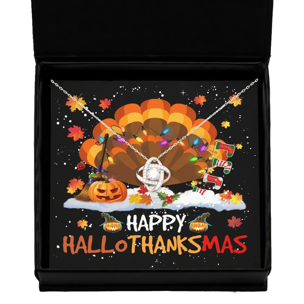 Happy Halloween Thanks Mas - Love Knot Necklace