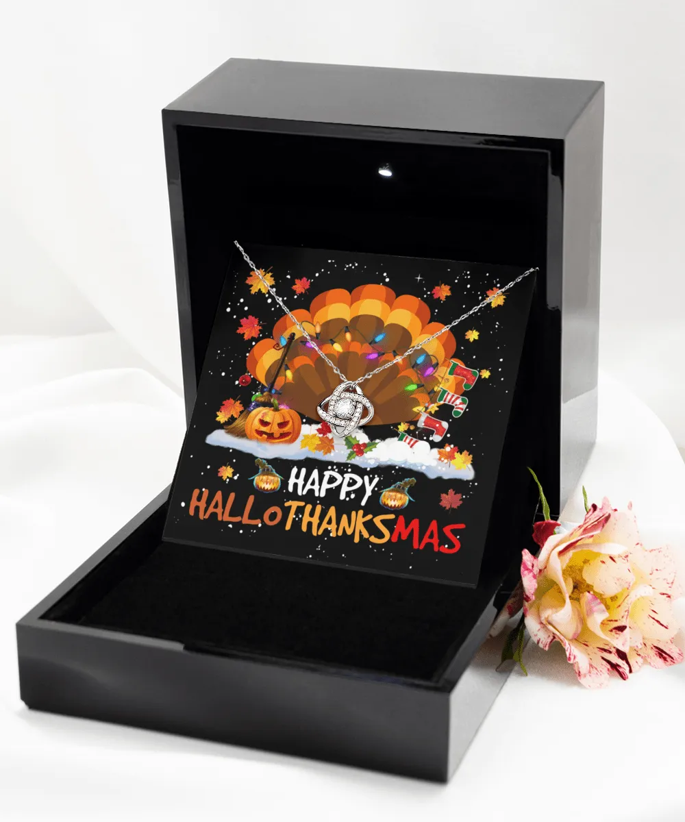 Happy Halloween Thanks Mas - Love Knot Necklace
