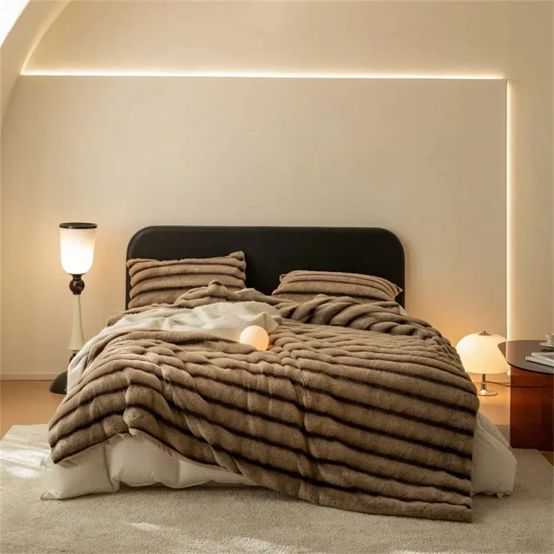 Harewood Faux Rabbit Fur Blanket