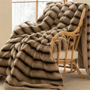 Harewood Faux Rabbit Fur Blanket
