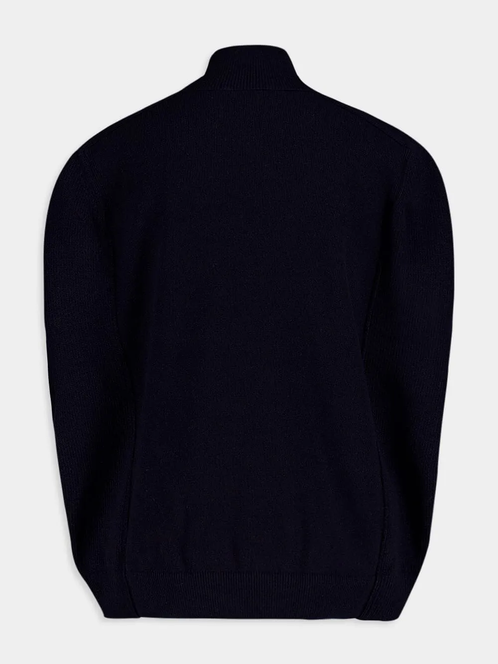 High-Neck Cashmere Jumper