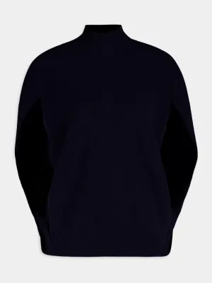 High-Neck Cashmere Jumper