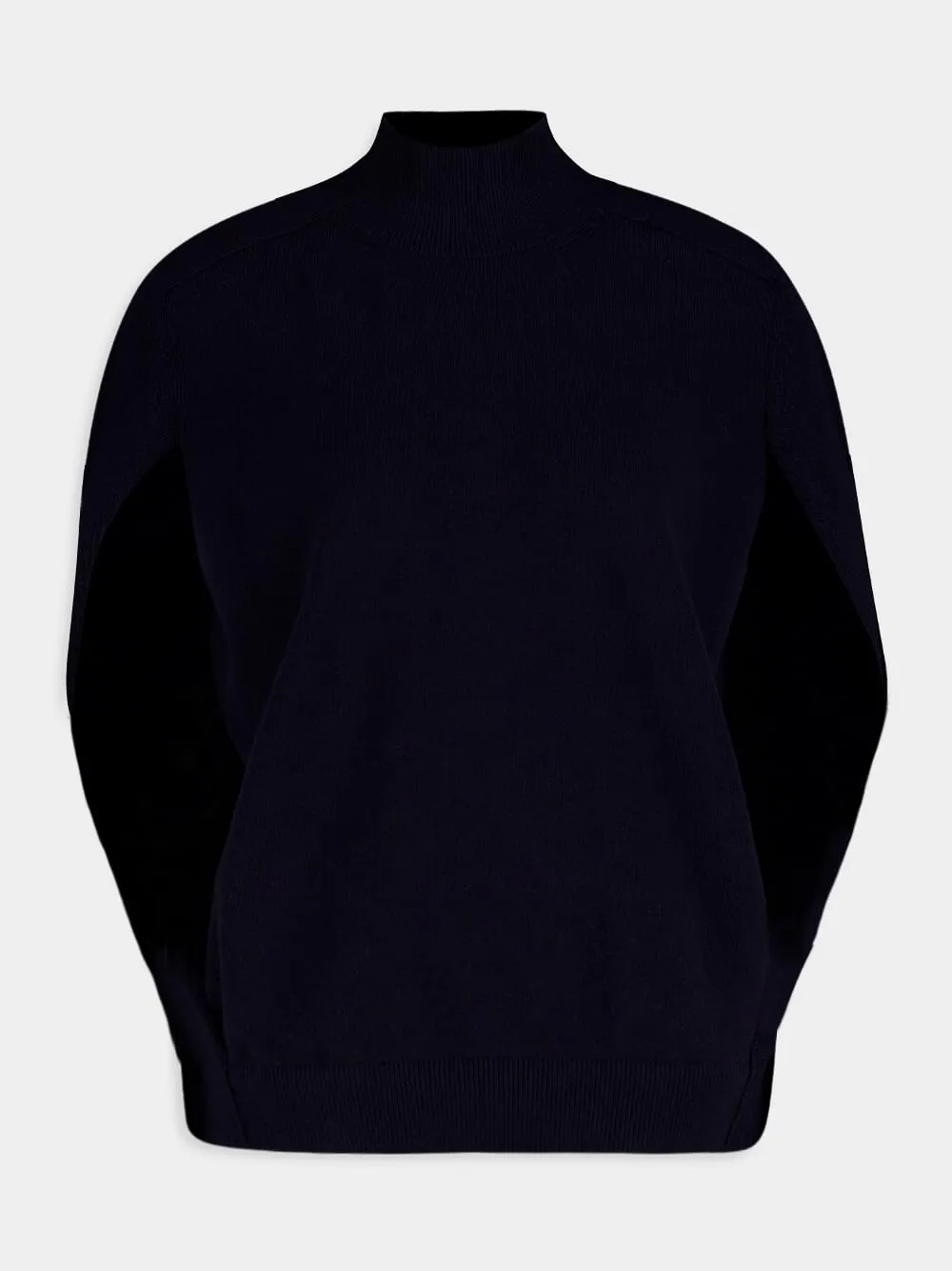 High-Neck Cashmere Jumper