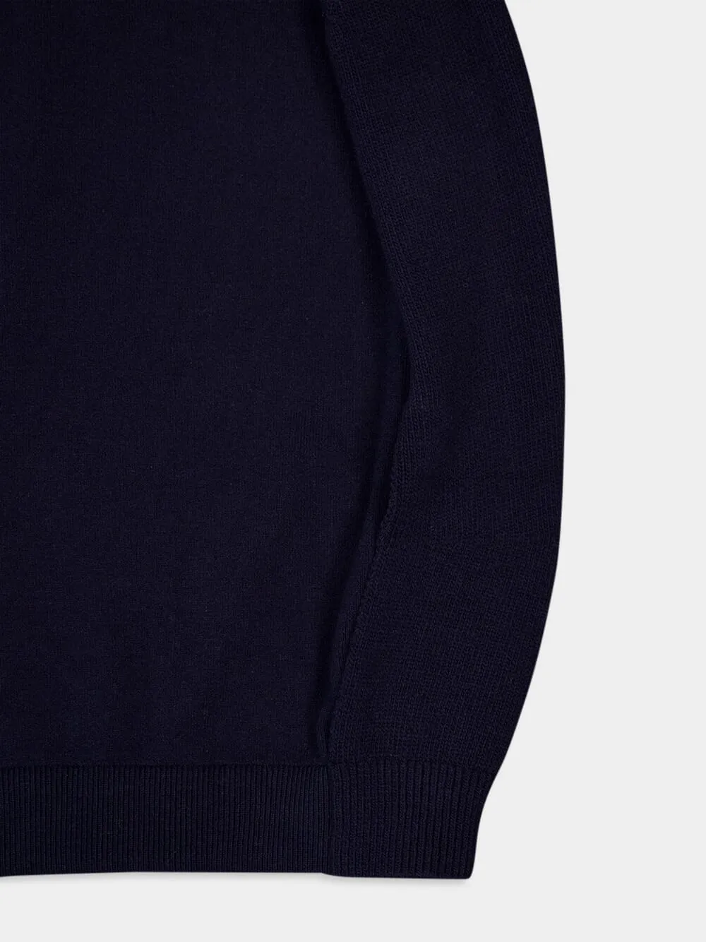 High-Neck Cashmere Jumper
