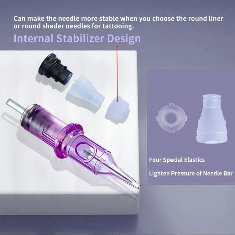 Hummingbird Tattoo Cartridge Needle Purple Round Liner