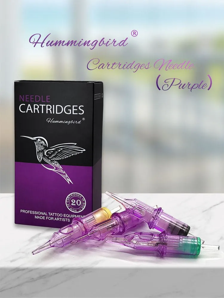 Hummingbird Tattoo Cartridge Needle Purple Round Liner