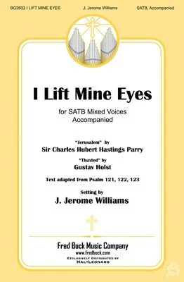 I LIFT MINE EYES SATB