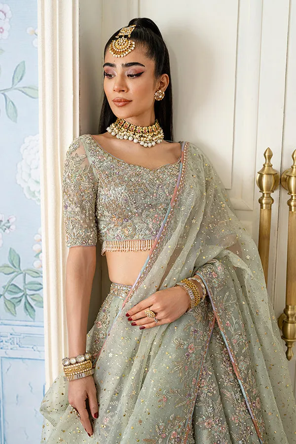 Indian Bridal Lehenga Choli and Dupatta Wedding Dress