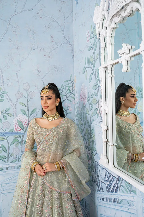 Indian Bridal Lehenga Choli and Dupatta Wedding Dress