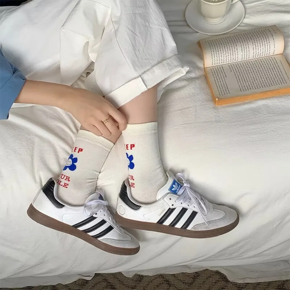 Japanese Floral Cotton Socks