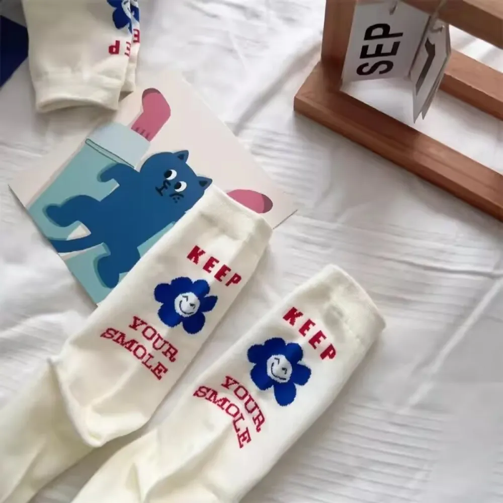 Japanese Floral Cotton Socks