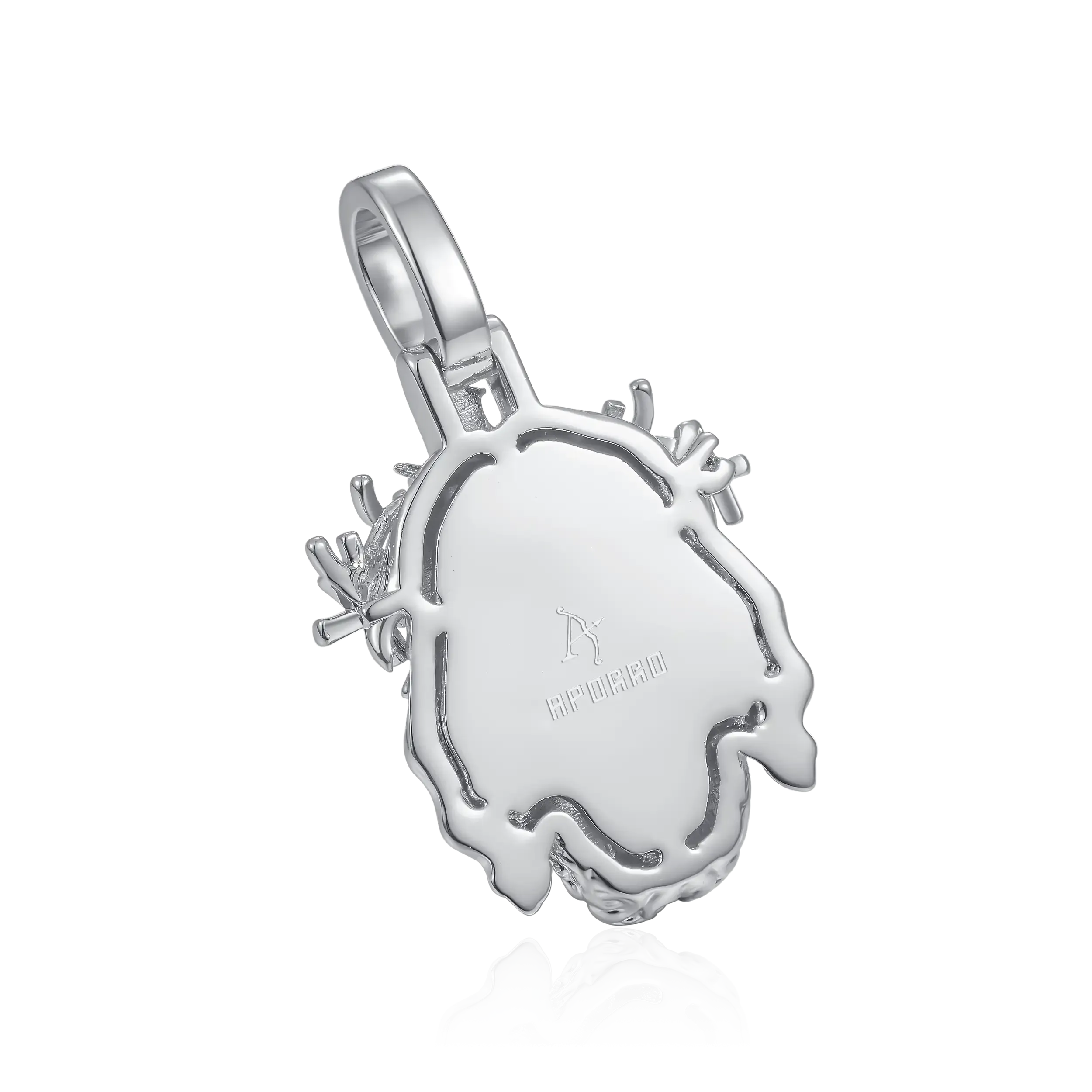 Jesus Piece Plain Gold Pendant - Micro