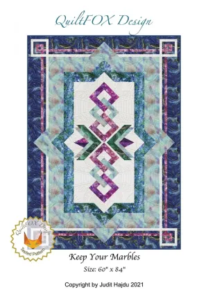 Keep Your Marbles: A Physical Pattern by QuiltFox Design