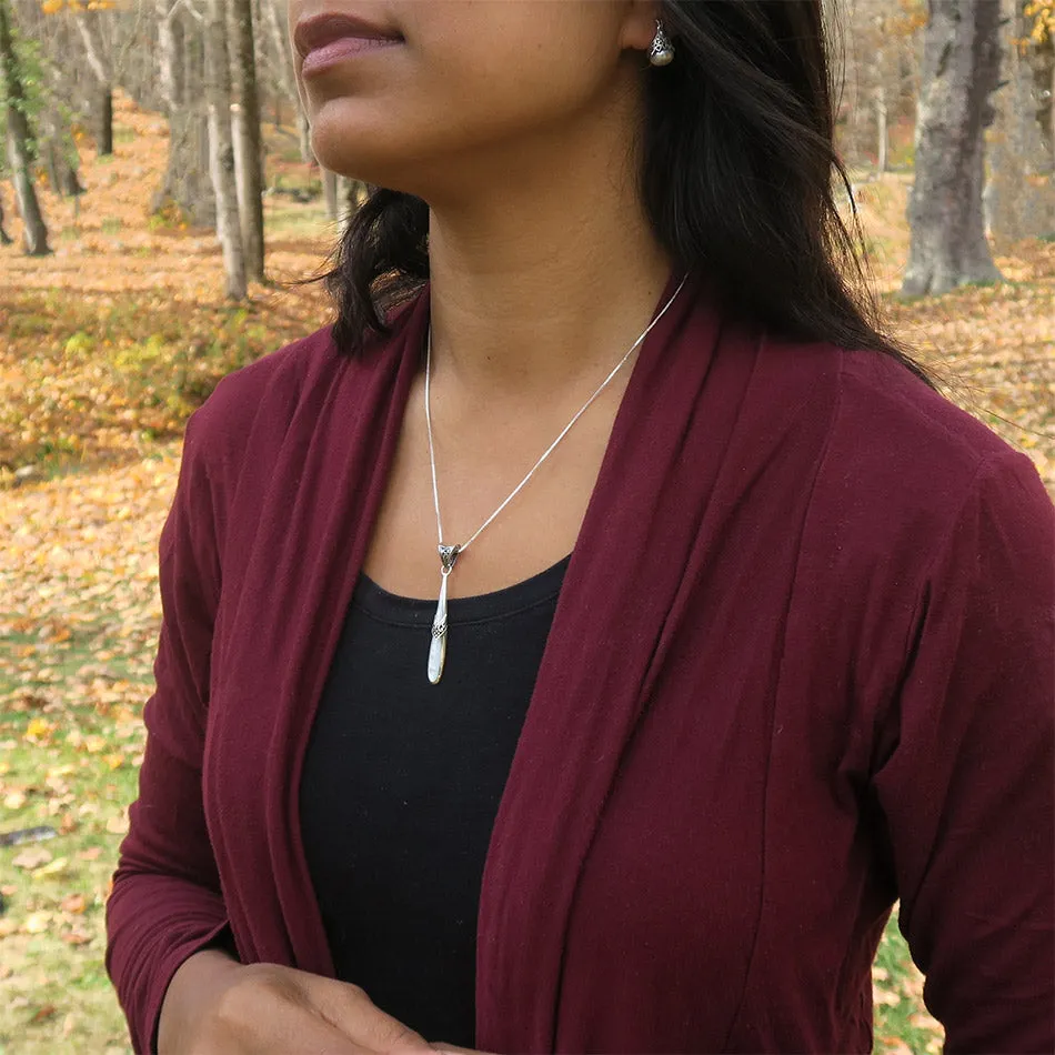Kenindah Abalone Necklace - Sterling Silver, Indonesia