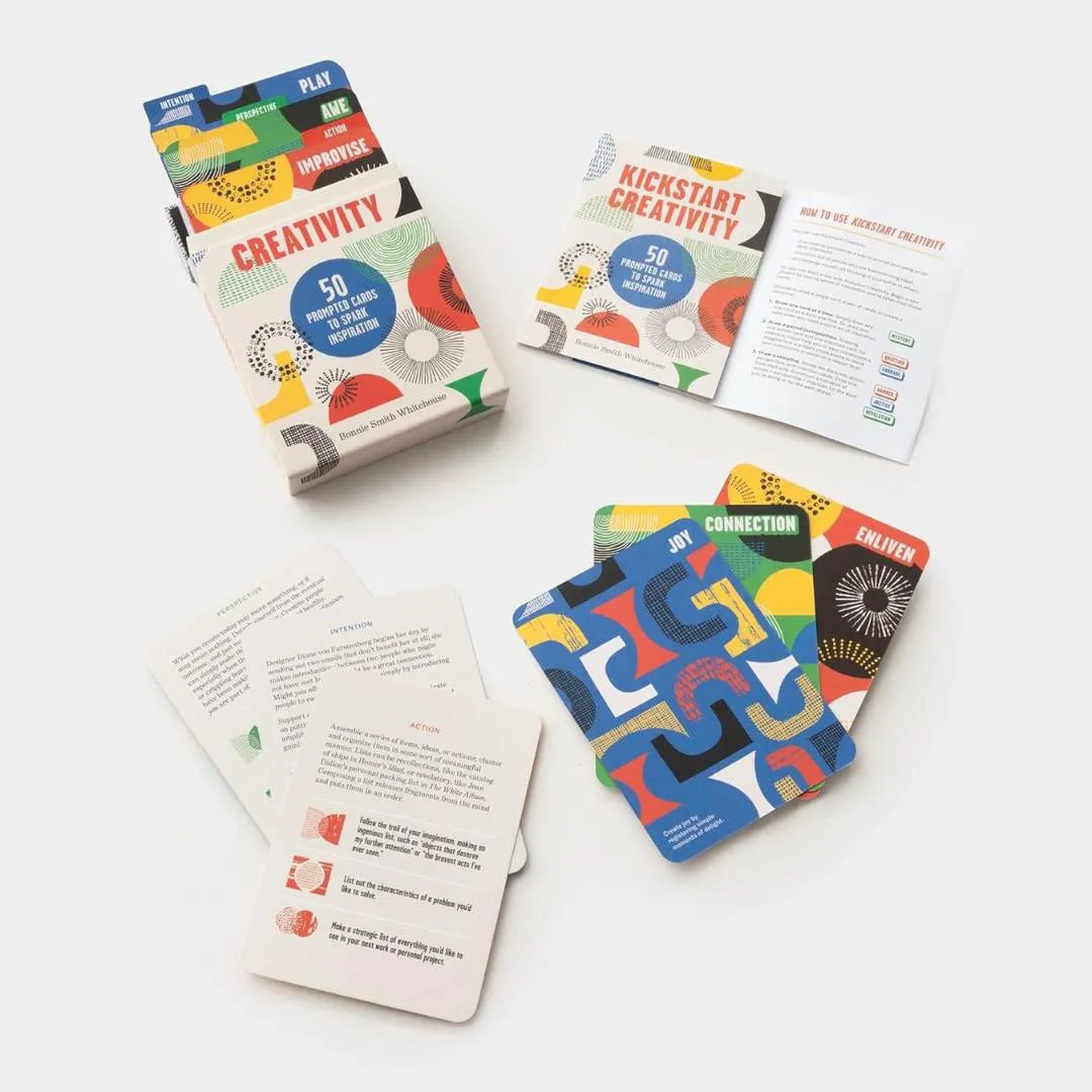 Kickstart Creativity: 50 cards to spark inspiration