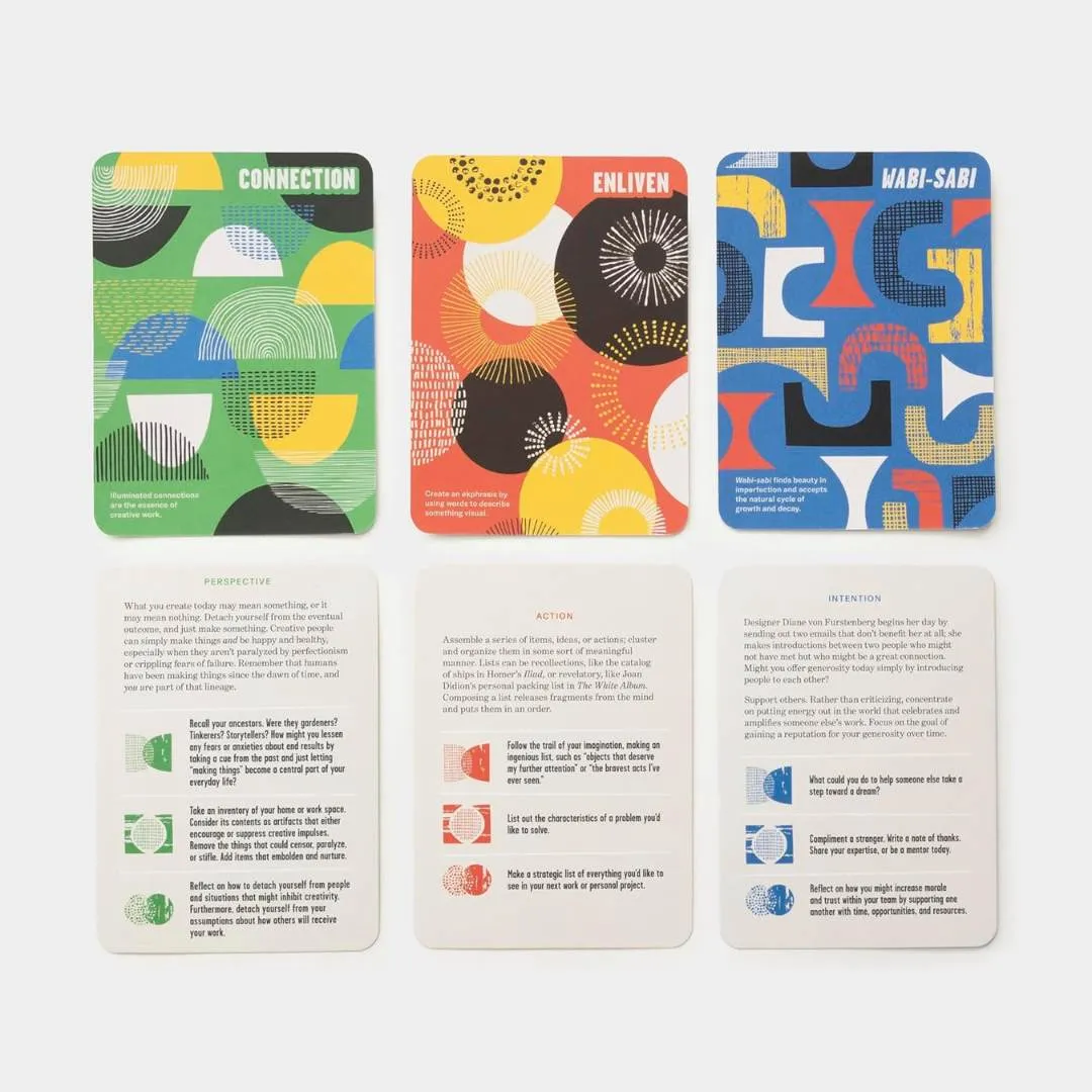 Kickstart Creativity: 50 cards to spark inspiration