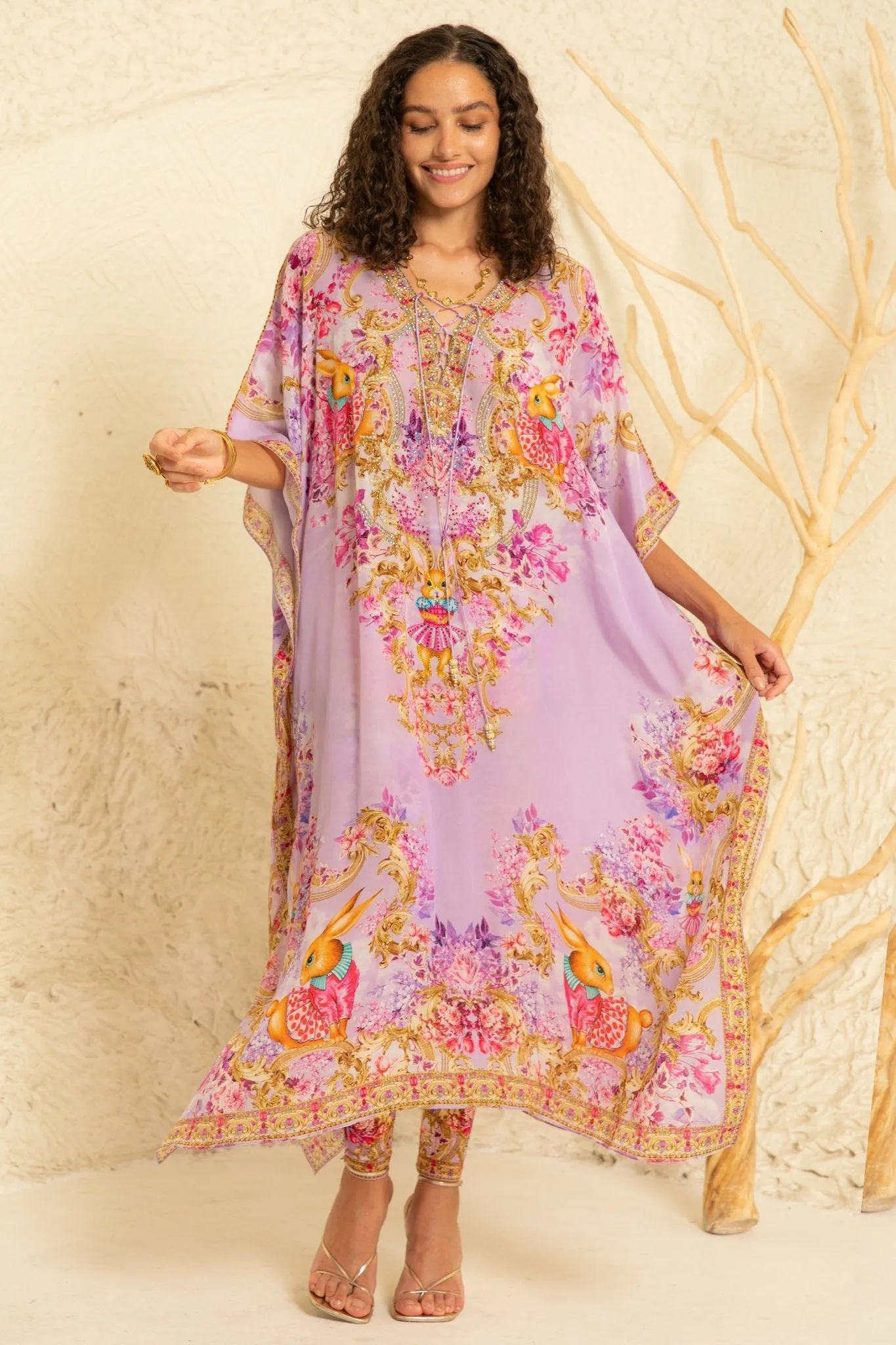Lavender Hops Medium Kaftan