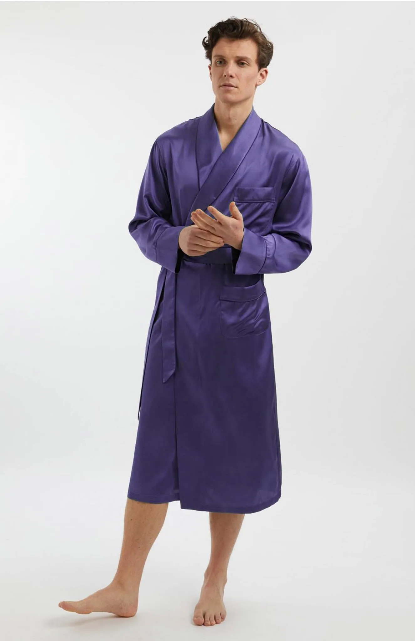 Lavish Lilac Robe - Luxurious Loungewear Collection