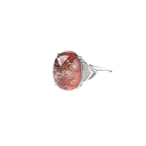 Luxurious Natural Garden Crystal Ring