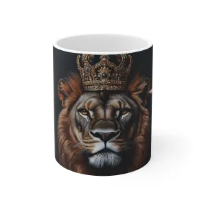 Majestic Lion Crown Coffee Mug