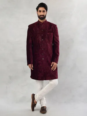 Maroon Indowestern | Azania