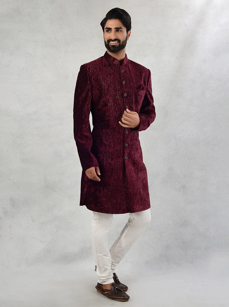 Maroon Indowestern | Azania