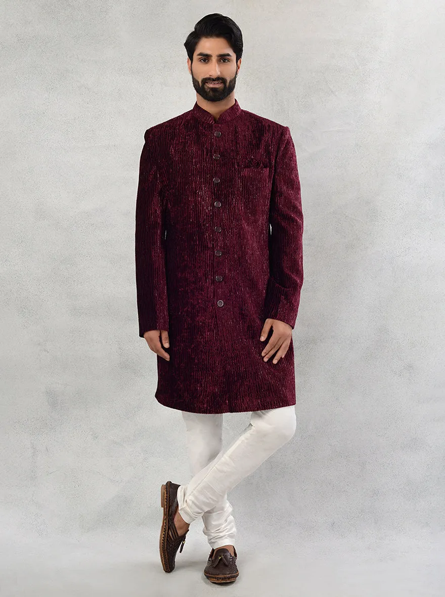 Maroon Indowestern | Azania