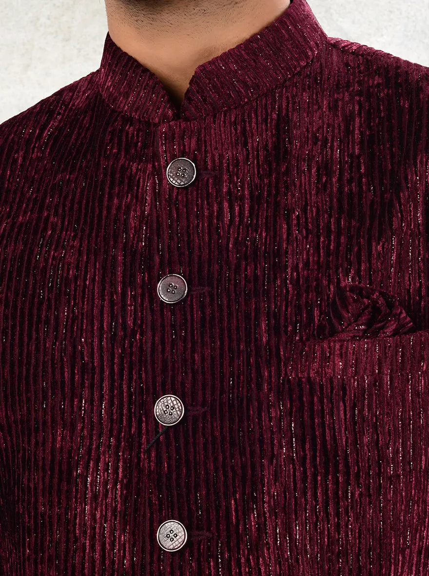 Maroon Indowestern | Azania