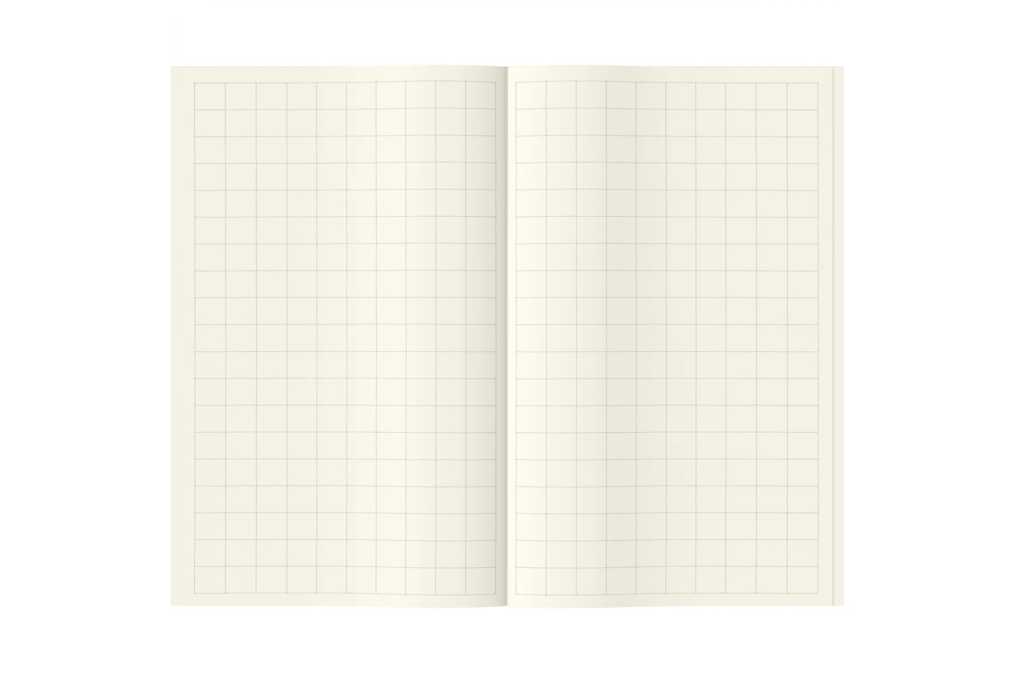 Masuya Monokaki - 85 x 140mm Cream Grid Notebook | 128 pages