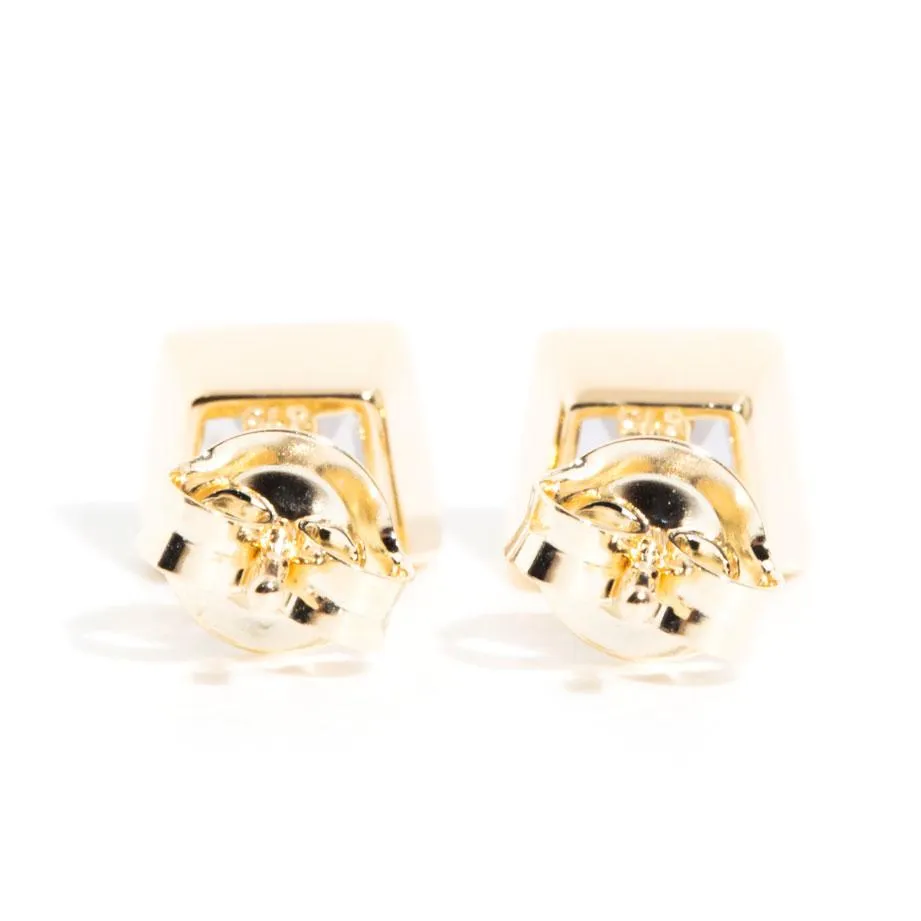 Mathilde Light Purple Spinel Contemporary Stud Earrings