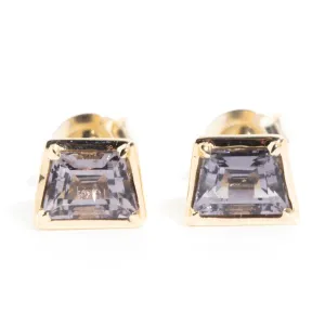 Mathilde Light Purple Spinel Contemporary Stud Earrings