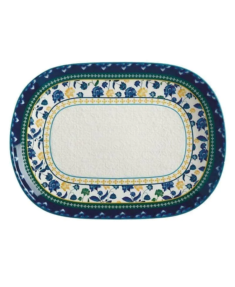 Maxwell & Williams Rhapsody Oblong Platter 45x33cm Blue