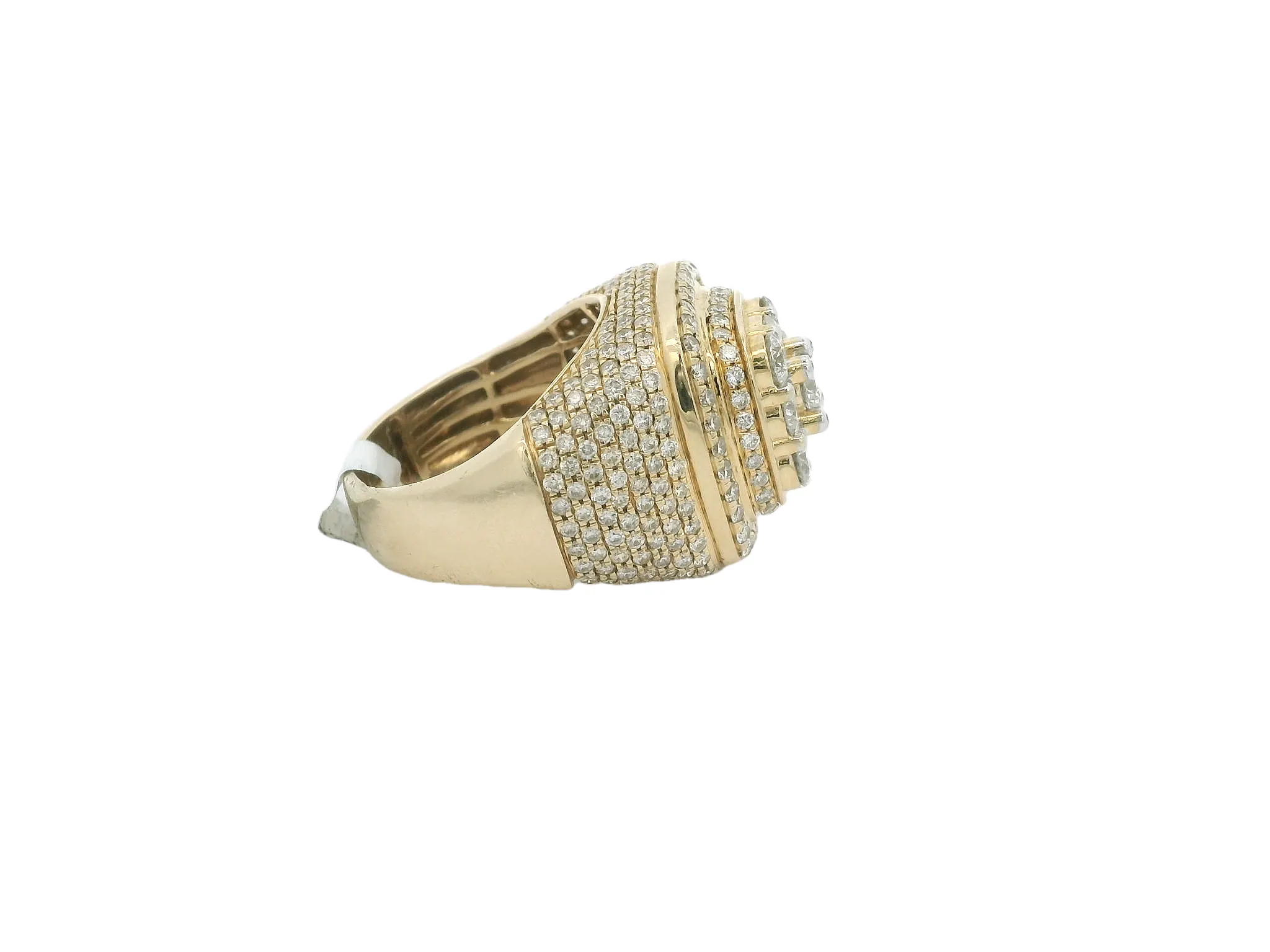 Men's 14kt Yellow Gold Diamond Ring